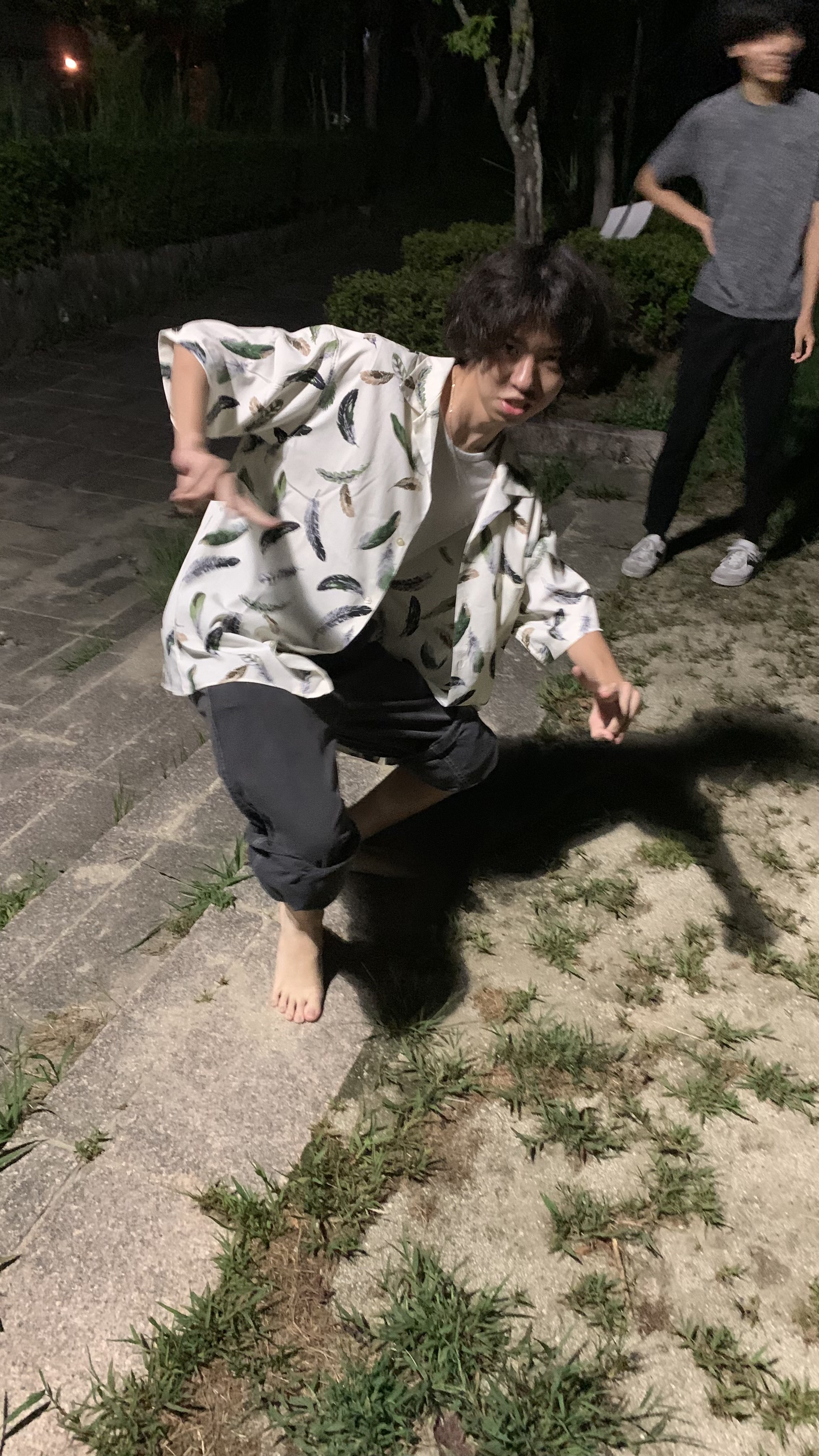 俺の足が綺麗な写真